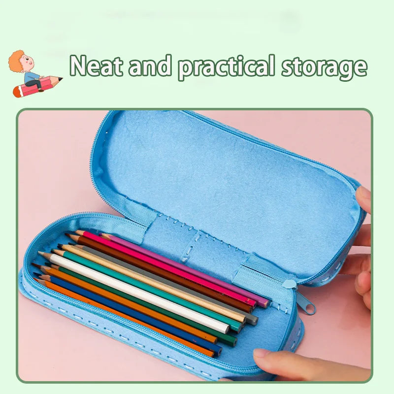 Children's Sewing Stationery Bag Handmade Material Kits Cute Cartoon