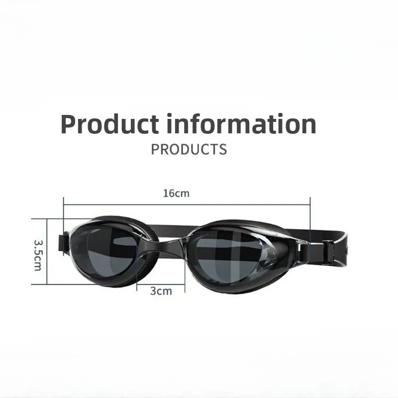 high-end Adult Swimming Goggles High-Definition Anti Fog Waterproof Ideal Choice for Surfing and Swimming Swimming Equipment Peaceful Pleasures Health and Wellness
