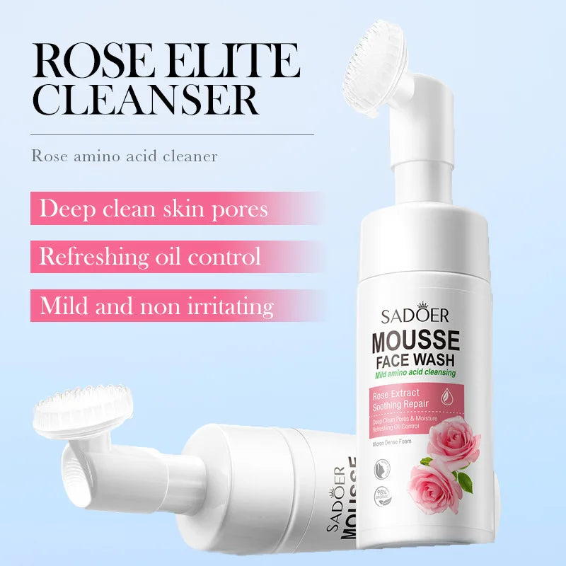 SAODER Fruit Foam Facial Cleanser – Korean Moisturizing Face Wash Foaming Facial Cleanser Peaceful Pleasures Health and Wellness