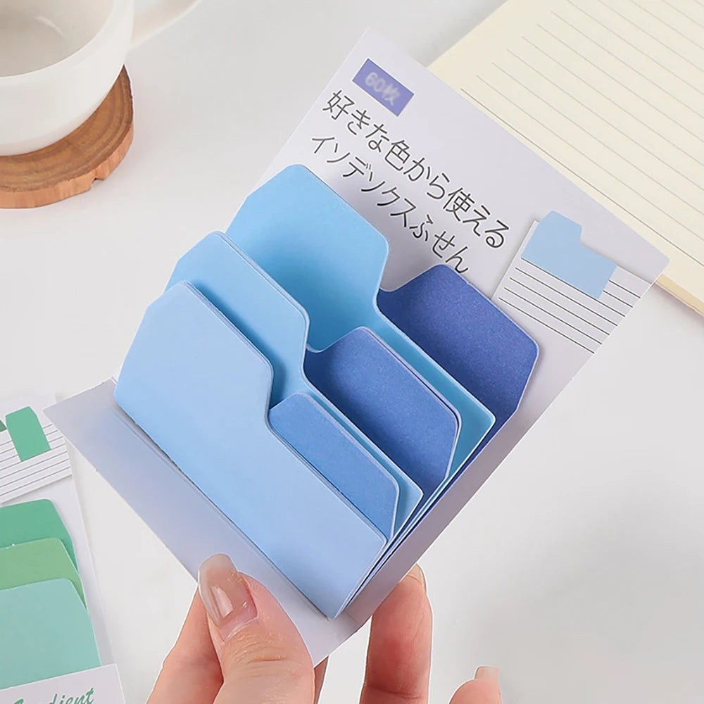 Colorful Gradient Index Stickers Creative Multi-color Office Account