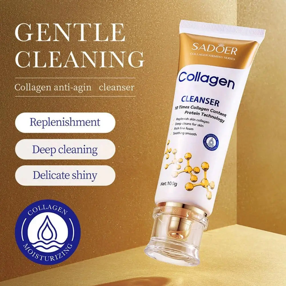 SADOER Collagen Foaming Facial Cleanser – Deep Clean 100g