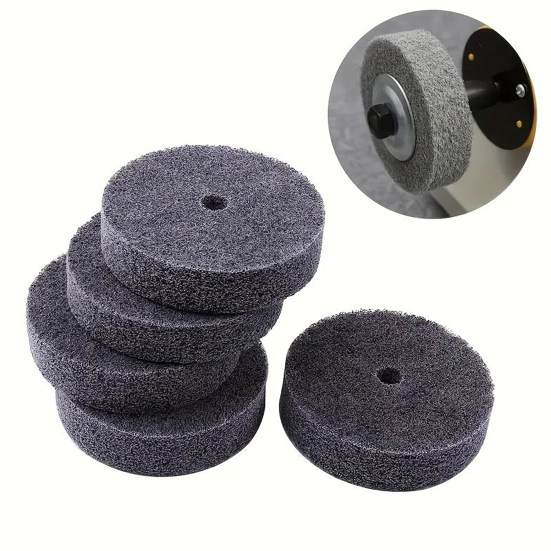 3-inch Fiber Polishing Wheels 3 8-inch Bore Replacement Grinding