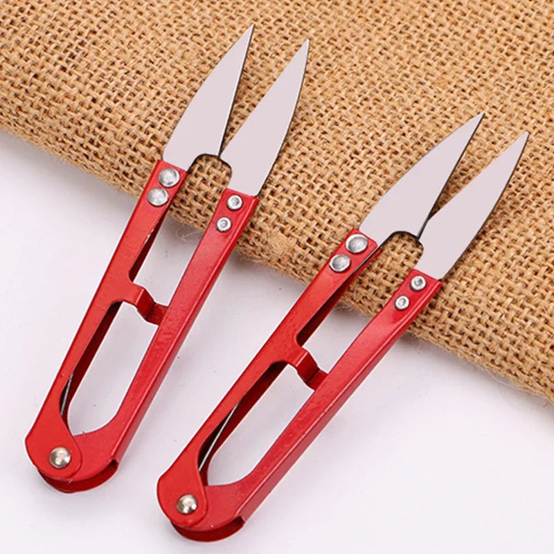 U-Shape Mini Fishing Scissors – Stainless Line Cutter 1/10Pcs