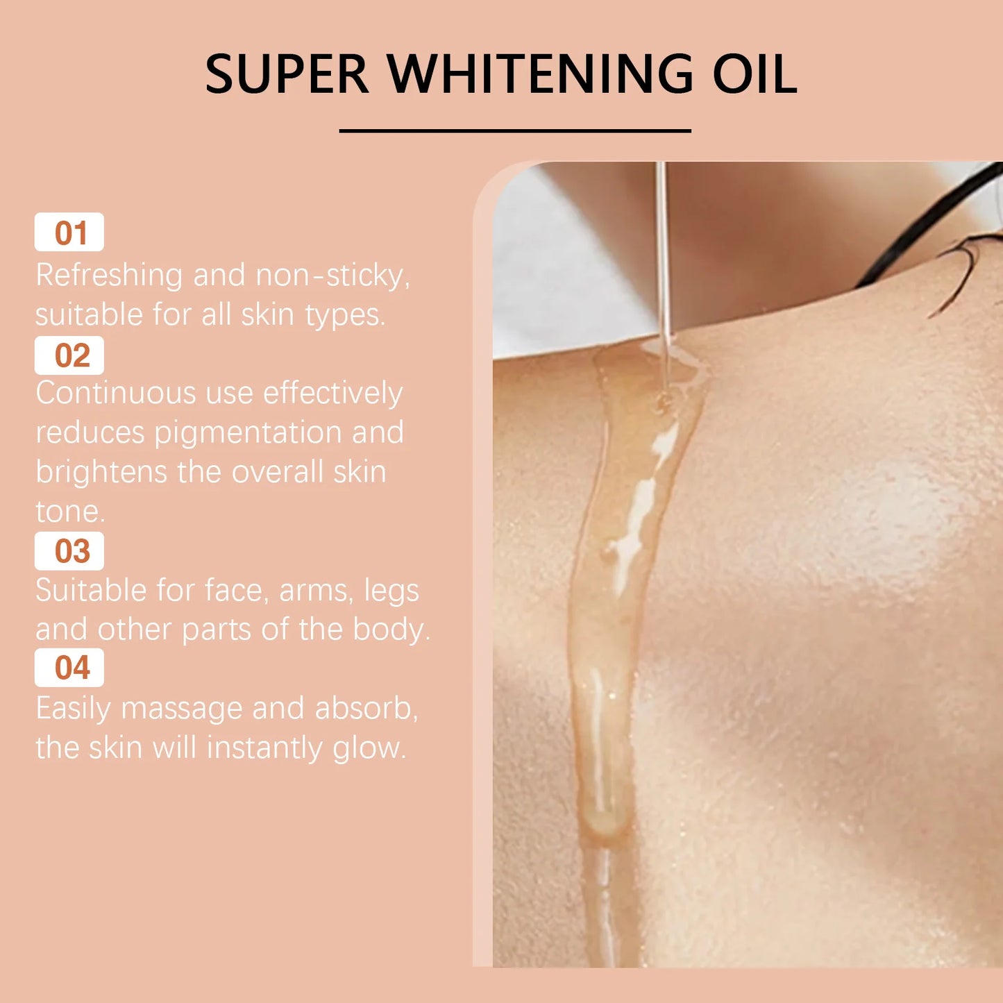 OceAura Skin Brightening Body Oil 100ml – Papaya & Turmeric
