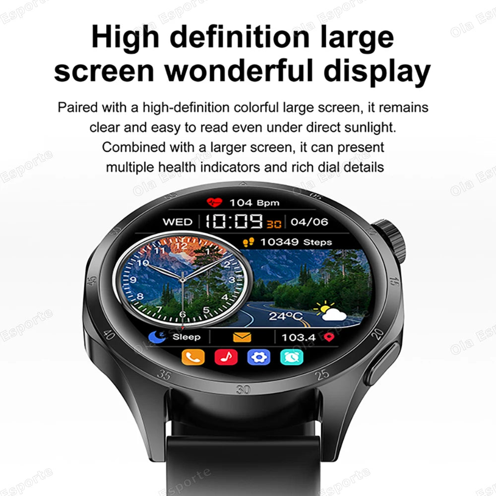 Ola Esporte 1.52" Smart Watch – Bluetooth Call & Fitness Tracker