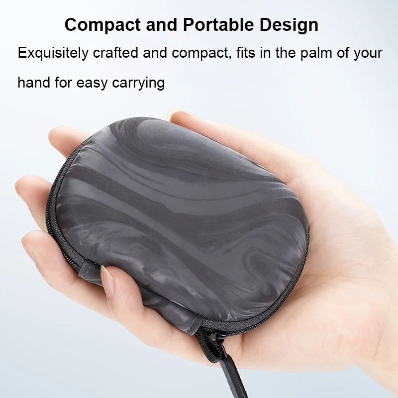Portable Hard EVA Storage Bag For Cleer Arc5 Earbuds Protect Box For Cleer Arc5 Headphone Travel Carrying Case Organized Storage Peaceful Pleasures Health and Wellness