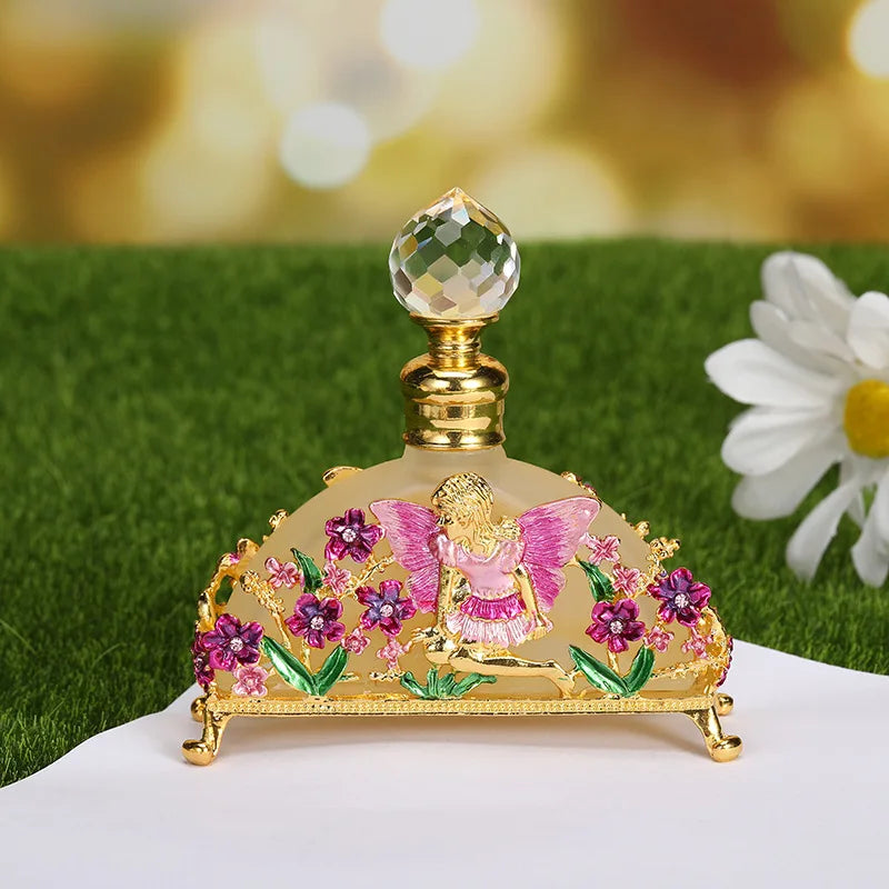 Creative and fashionable 20ML flower fairy angel essential oil perfume empty sub bottle Peaceful Pleasures Health and Wellness modelD