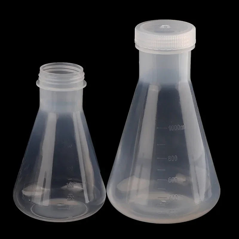 PP Erlenmeyer Conical Flask with Screw Cap – 50ml to 1000ml