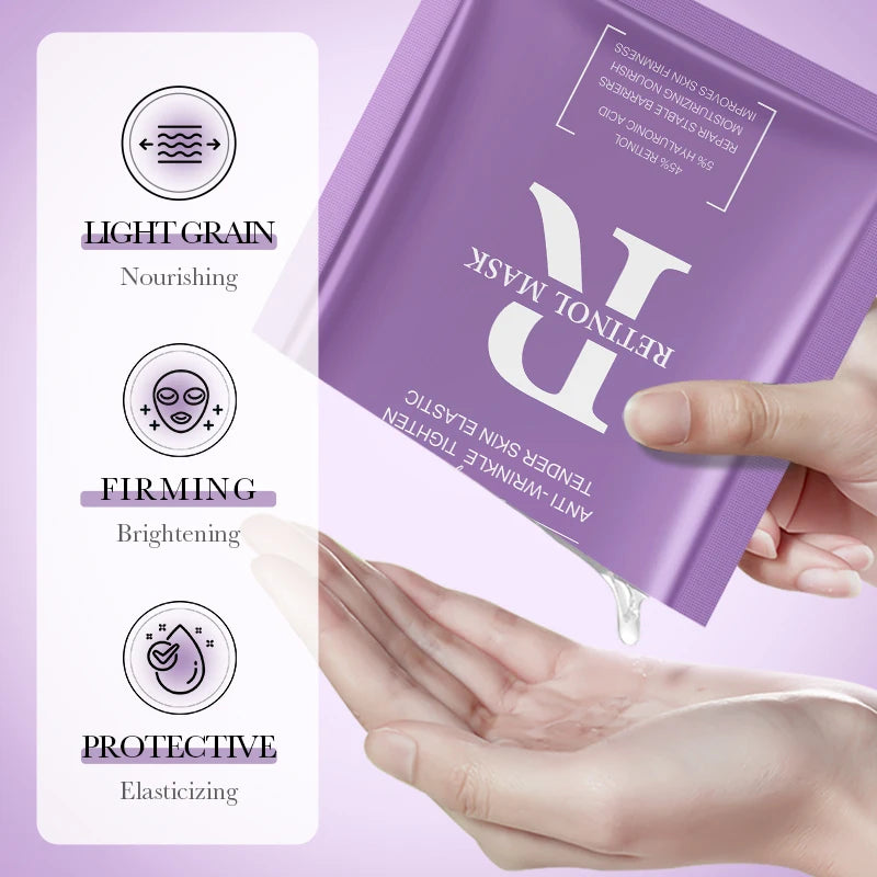 BIOAQUA Retinol Face Mask – Anti-Aging, Moisturizing, Acne Care