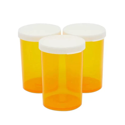 13 Dram Travel Pill Vials with Child-Resistant Caps – 3 Pack Travel Pill Vials Peaceful Pleasures Health and Wellness
