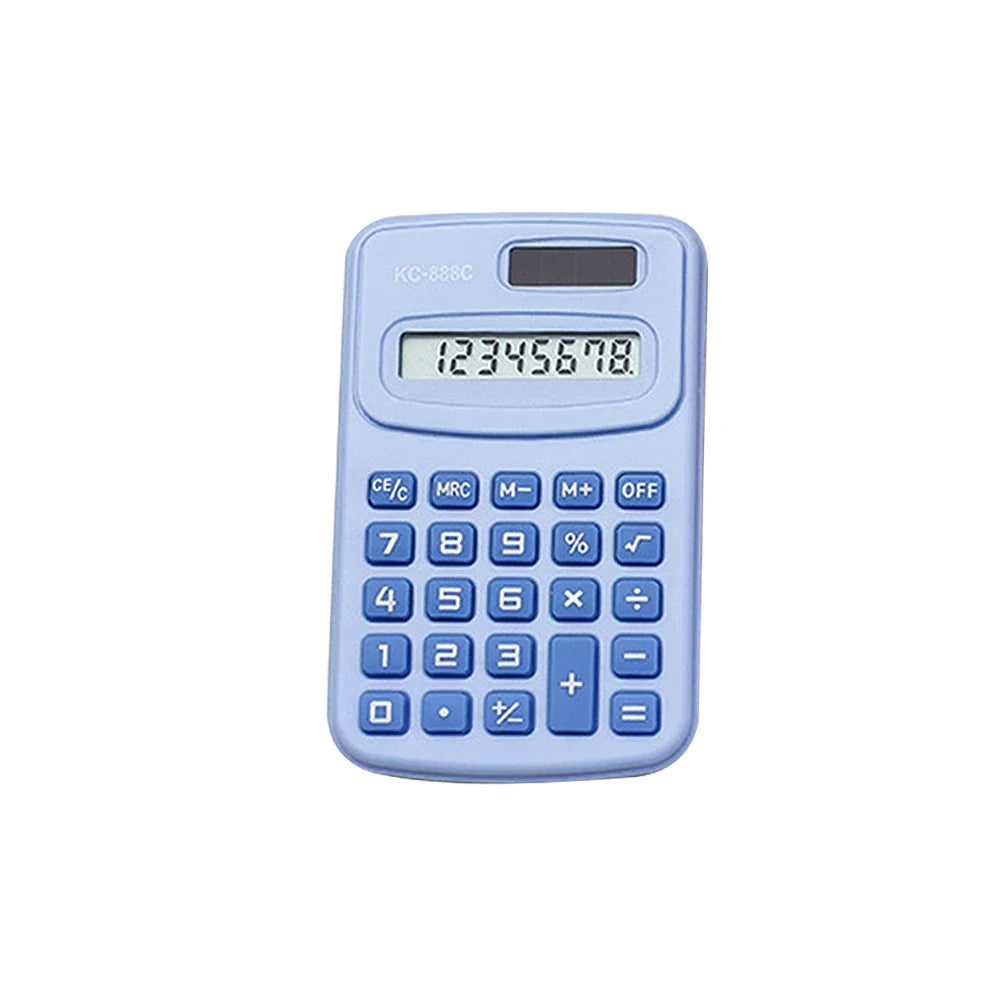 Portable Mini Calculator – 8-Digit LED, Macaron Colors