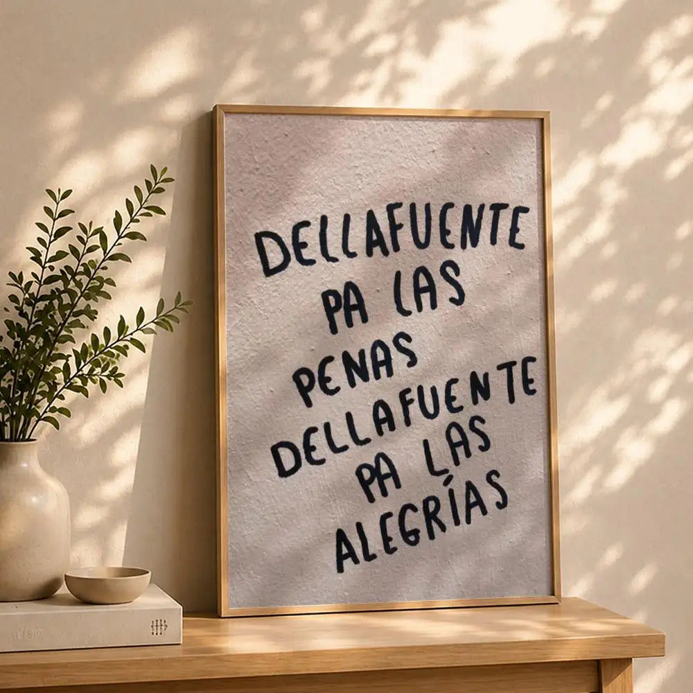 Dellafuentes Singer HD Poster | Self-Adhesive Waterproof Wall Art Music Wall Poster Peaceful Pleasures Health and Wellness White15 50X70cmNoframe