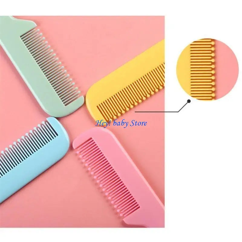 Baby Hair Brush & Comb Set – Cradle Cap Scalp Massage Newborn