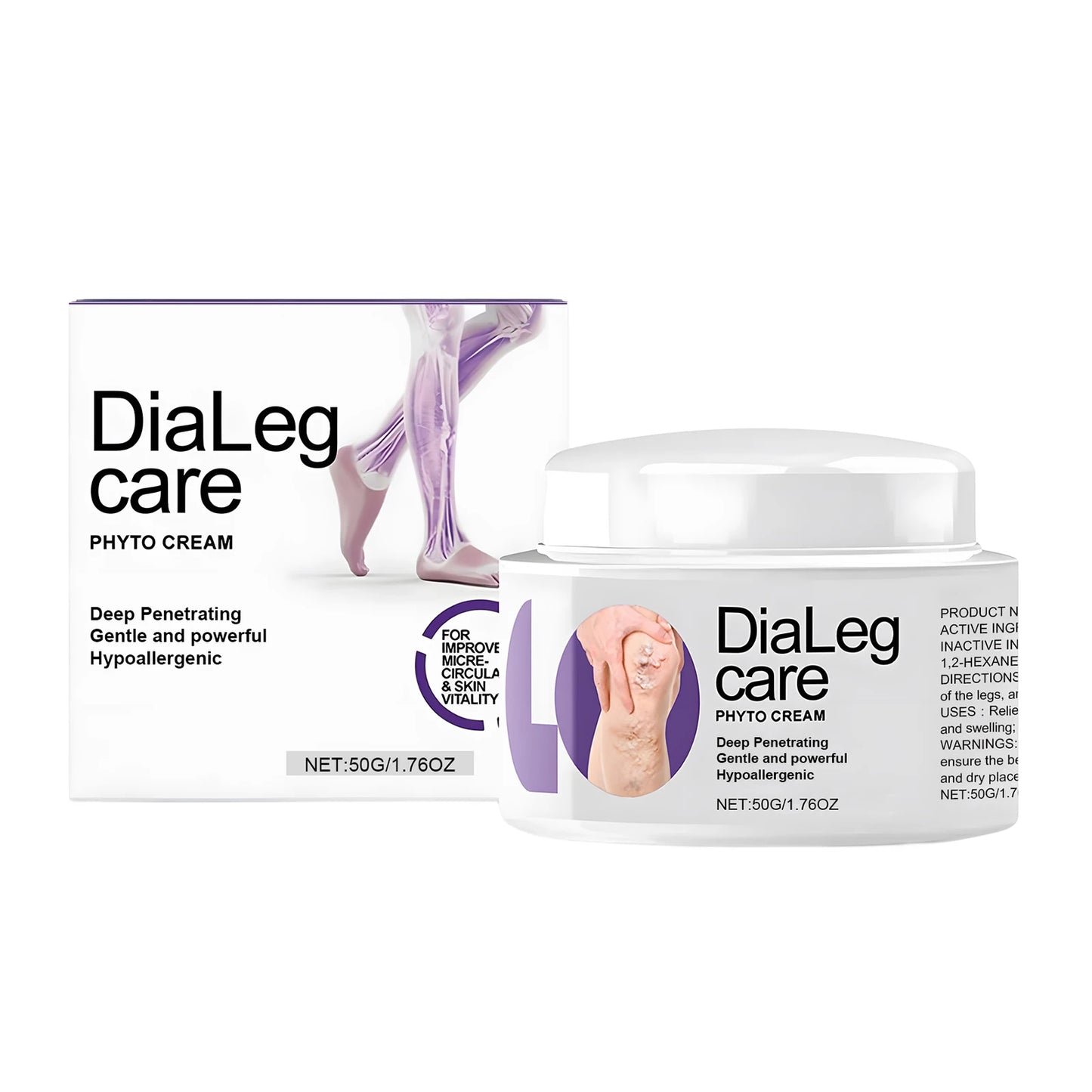 Varicose Vein Treatment Cream Relieve Leg Fatigue Reduce Phlebitis Promote Circulations Blood Repair Barriers Body Care Cream Peaceful Pleasures Health and Wellness 50g 50g