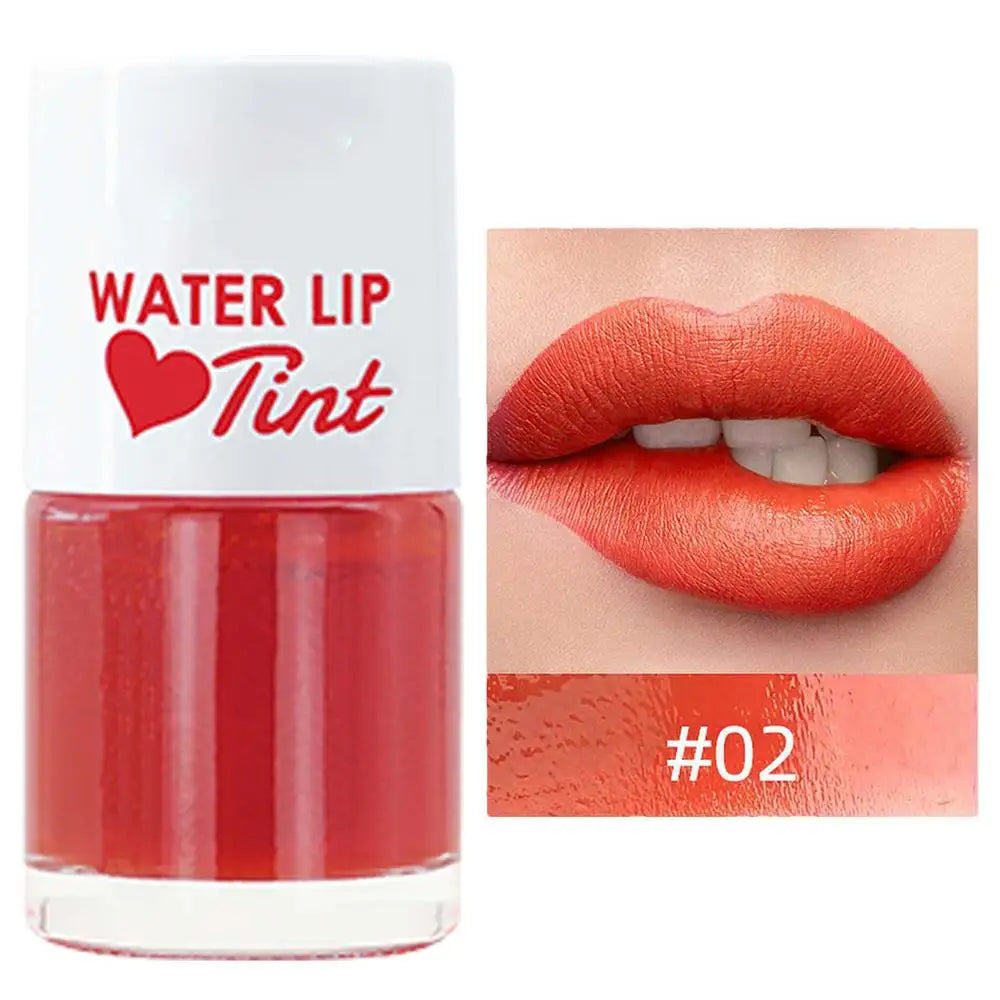 Matte Water Lip Tint & Cheek Blush – Waterproof, 6 Colors