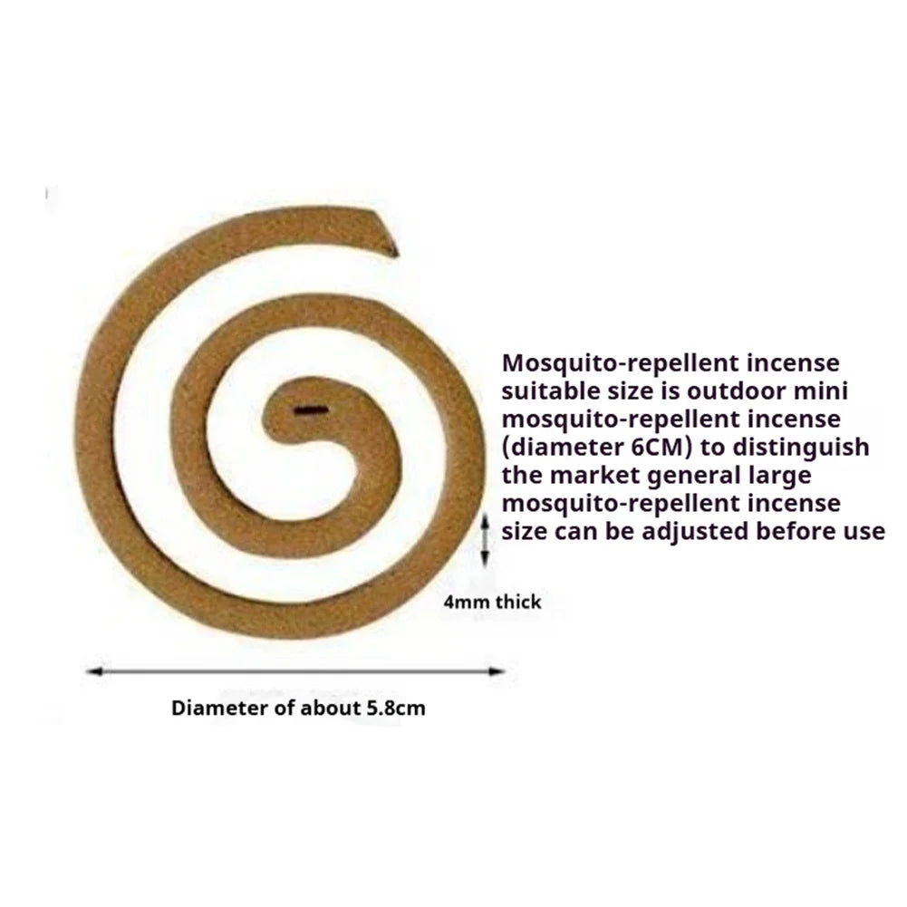 Silicone Mosquito Coil Holder – Portable Burner for Camping Peaceful Pleasures Health and Wellness