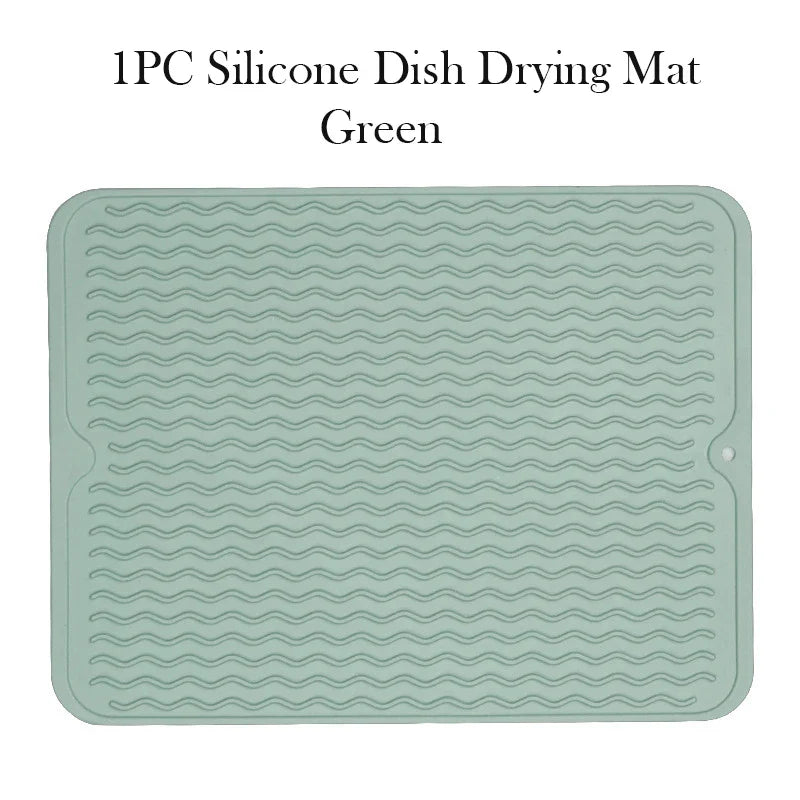 Silicone Dish Drying Mat – Heat Resistant Anti-Slip Sink Mat