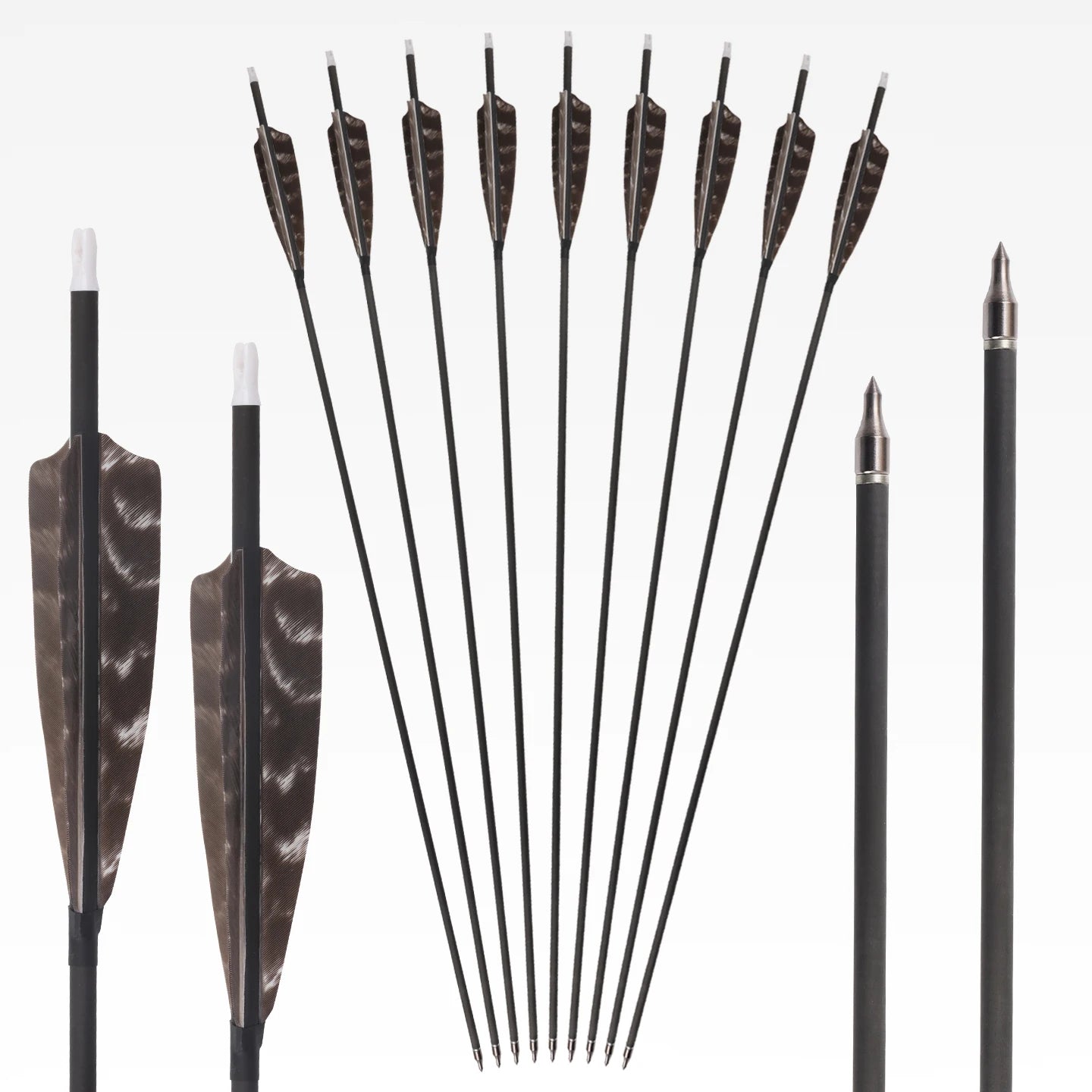 ACCMOS Straightnes 0 001 Pure Carbon Arrow ID6 Sp300 350 400 500 600