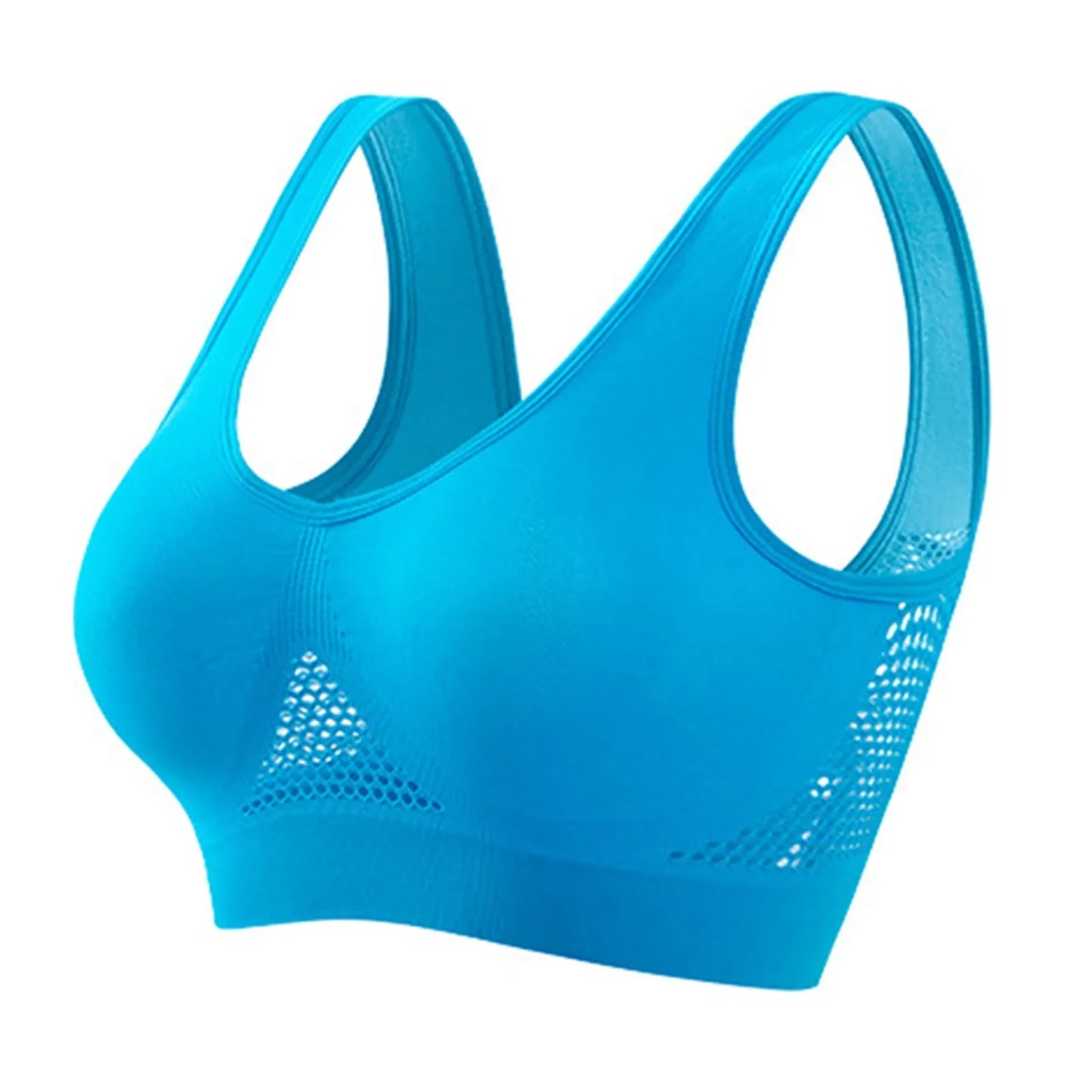 Women's Seamless Wire-Free Sports Bra – Removable Pads