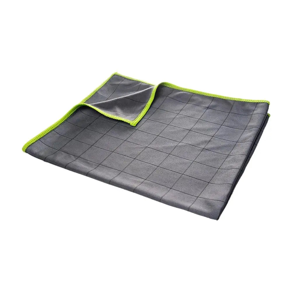 Lint Free Carbon Fiber Cleaning Cloth Glass Window Polishing Streak Free Miracle Easy Clean Rag Reusable for Kitchen Dish Peaceful Pleasures Health and Wellness B