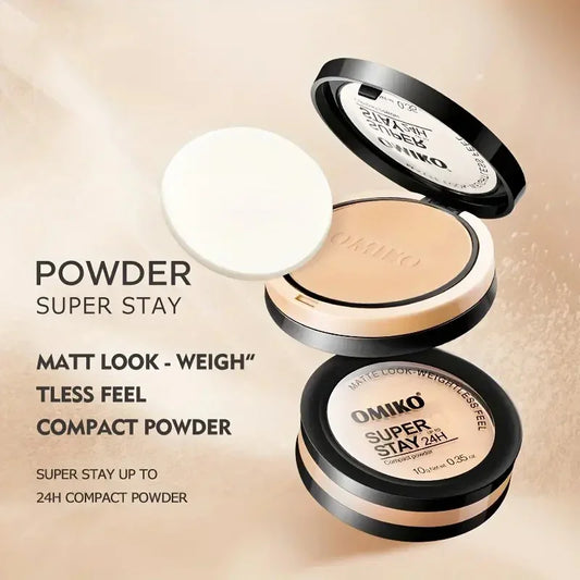 SADOER 3-Color Mineral Pressed Powder – Oil Control Concealer Mineral Pressed Powder Oasis Select
