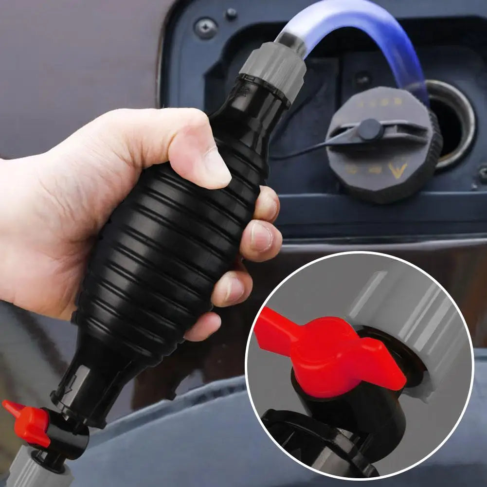 Manual Fuel Transfer Pump with Hose for Gas, Diesel & Oil Peaceful Pleasures Health and Wellness