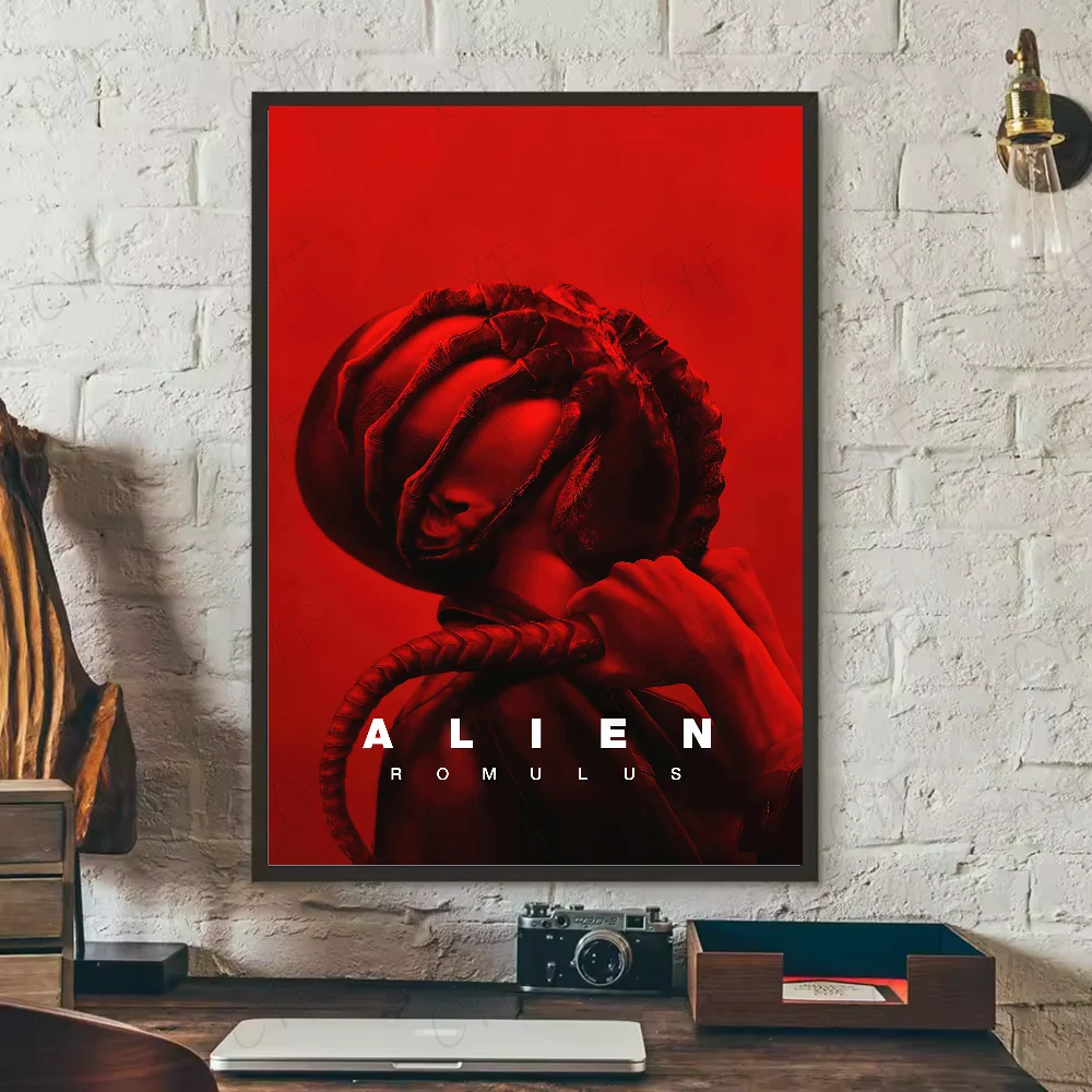 Classic Sci-Fi Alien Movie Poster Canvas Wall Art | Unframed