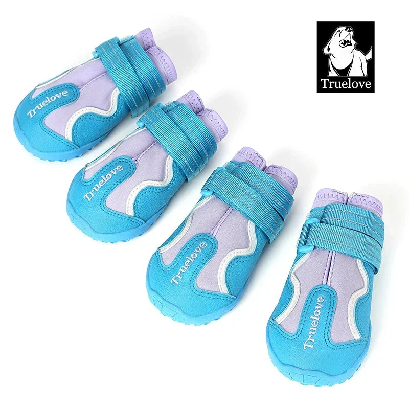 Truelove Waterproof Dog Boots & Paw Protectors – TLS3963 Peaceful Pleasures Health and Wellness Algiers Blue Lavende 8 China Mainland