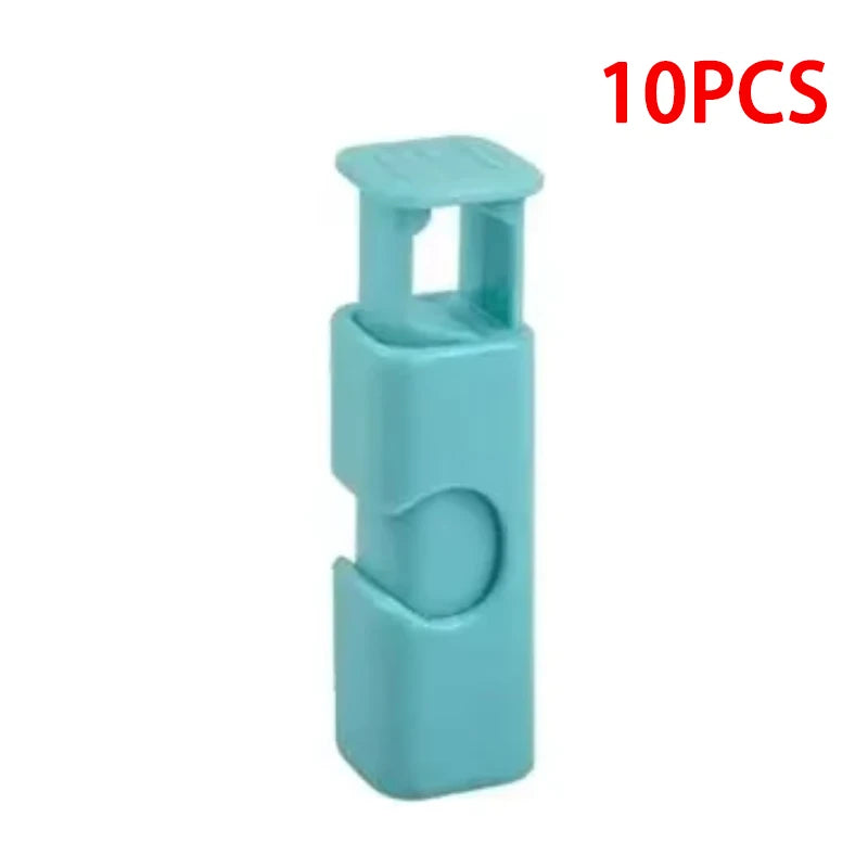 10pcs Food Sealing Clips, Snack Bag Clips, Moisture-proof Fresh-keeping Clips, Plastic Bag Sealing Clips Peaceful Pleasures Health and Wellness Blue 10pcs