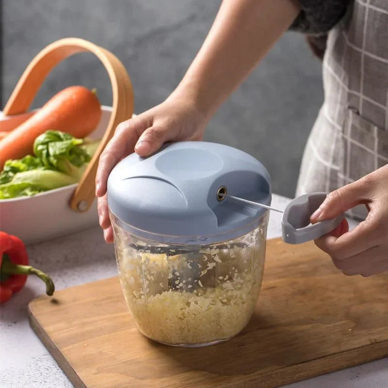 Manual Garlic Press, Food Masher & Vegetable Cutter Kitchen Tool