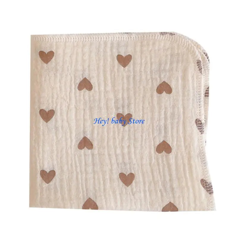 4-Layer Muslin Baby Burp Cloths | Soft Newborn Washcloths