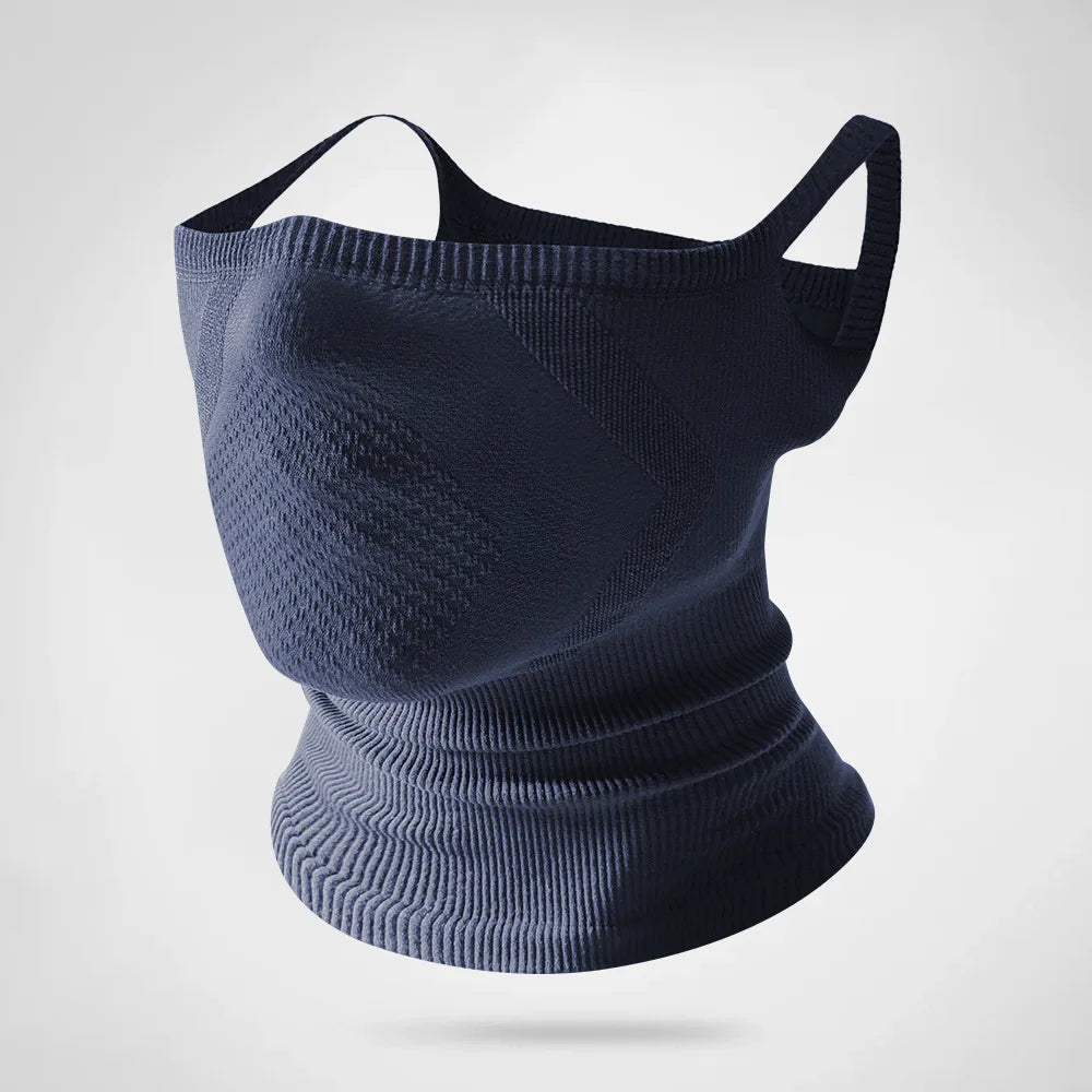 Winter and autumn ear-loop neck protection mask, suitable for outdoor activities, mountaineering, skiing, cycling, and all-seaso Peaceful Pleasures Health and Wellness DEEP BLUE