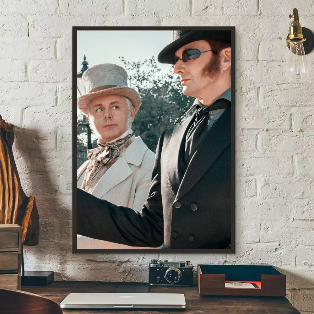 Good Omens TV Show Poster – HD Waterproof PVC Wall Art Decor TV Show Wall Poster Peaceful Pleasures Health and Wellness z13 50X70cmNoframe
