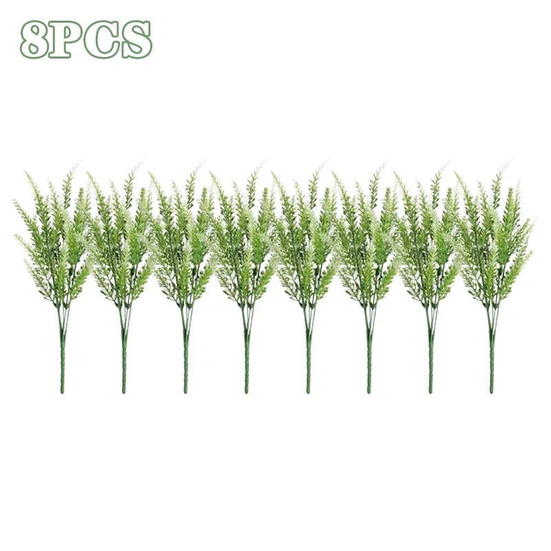 UV Resistant Lavender Artificial Flowers | Outdoor Garden Decor