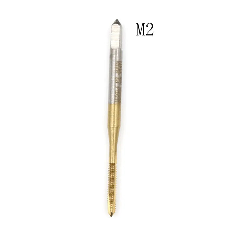 HSS Metric Thread Tap Set M2–M8 Straight Flute Screw Plug Tap Thread Tap Peaceful Pleasures Health and Wellness M2
