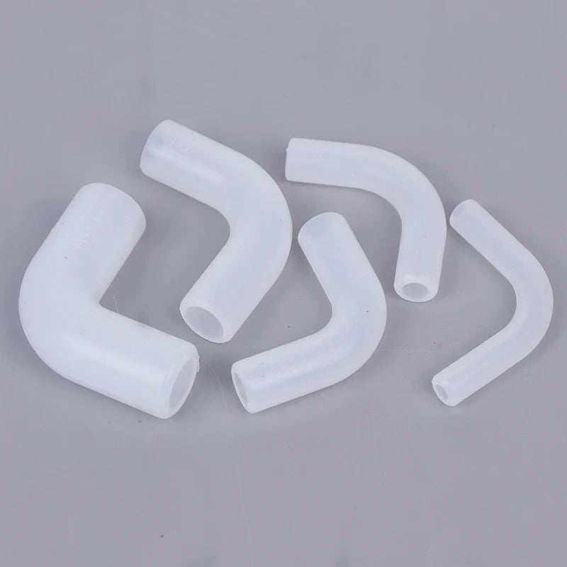 Set of 5 Flexible Silicone Right Angle Joint for Irrigation Tube, Garden Connector Peaceful Pleasures Health and Wellness