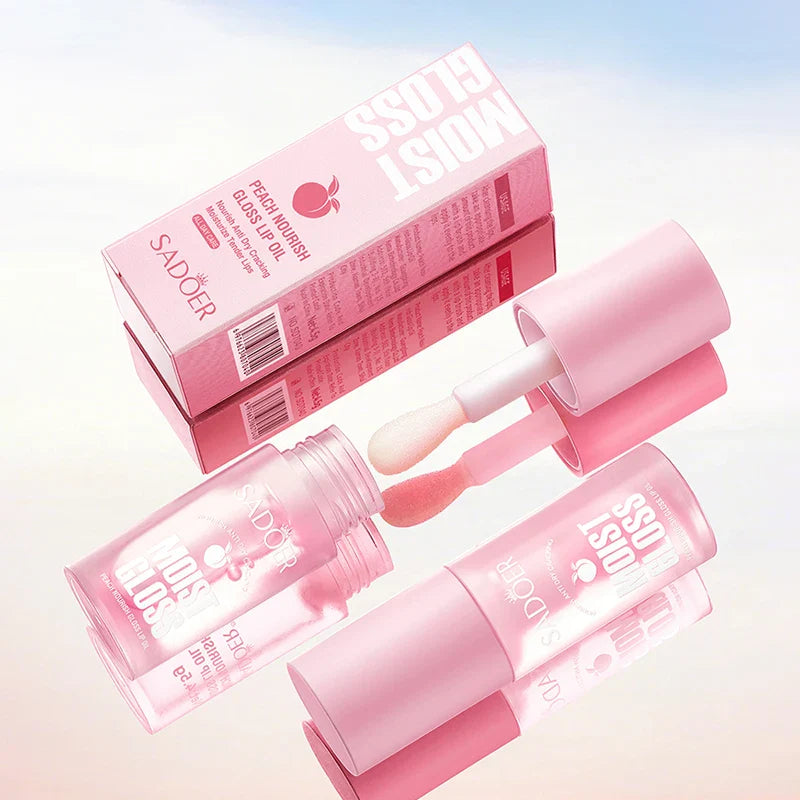 SADOER Fruit Crystal Jelly Lip Oil – Plumping Lip Serum Gloss