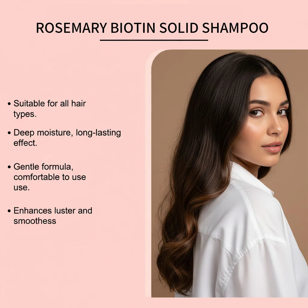 Rosemary Biotin Shampoo Bar – Hair Growth & Anti-Hair Loss