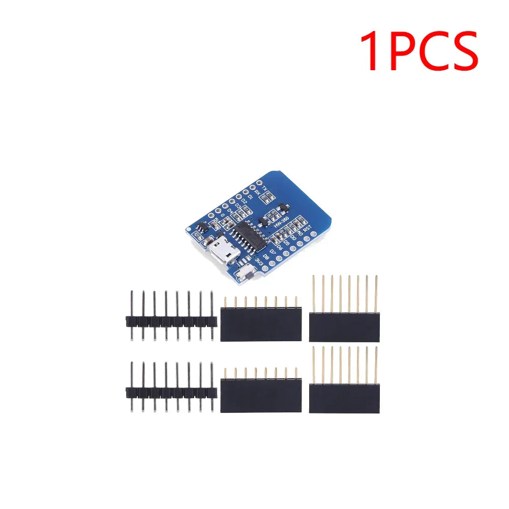 1- ESP8266 D1 Mini WIFI Development Board ESP-12F CH340G CH340 V2 Usb