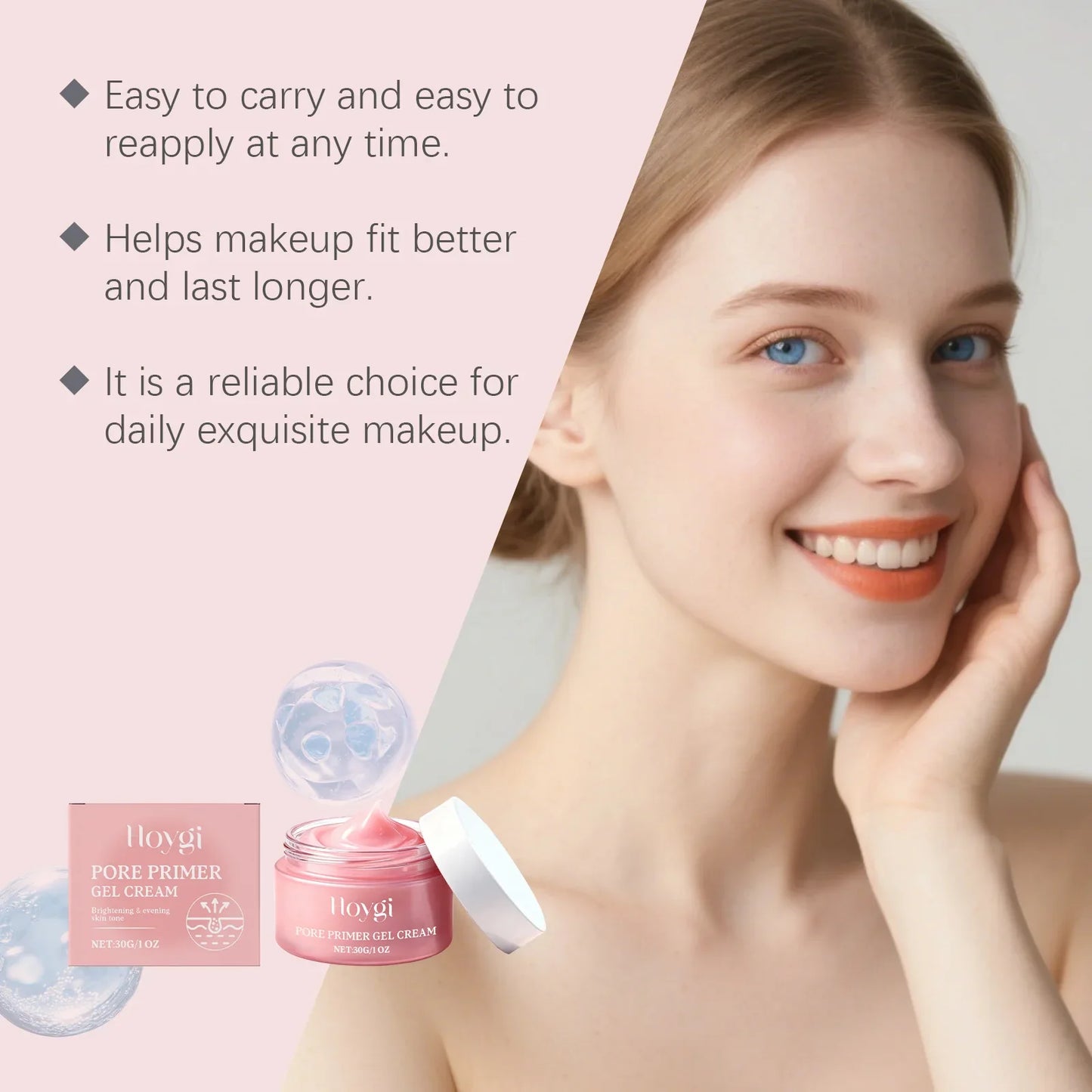 Pore-Invisible Primer Cream – Smooths, Hydrates & Corrects Tone