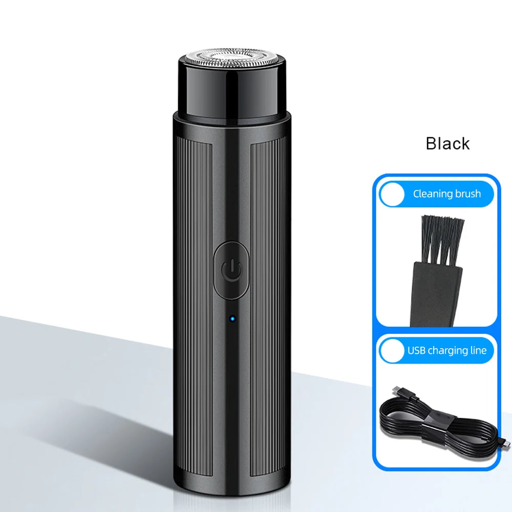 USB Rechargeable Mini Electric Shaver for Men | Travel Razor