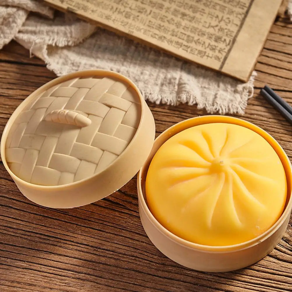 Colorful Dumpling Stress Balls for Decompression Play Peaceful Pleasures Health and Wellness YELLOW