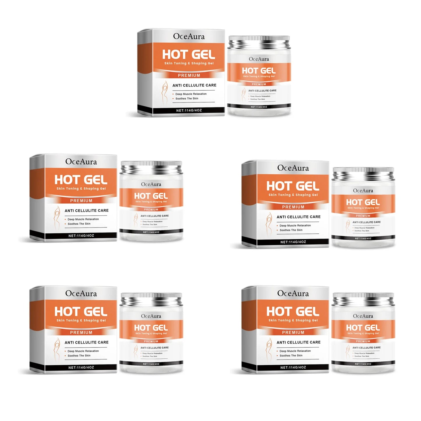 Hot Slimming Gel – Anti-Cellulite Body Firming Cream 114g
