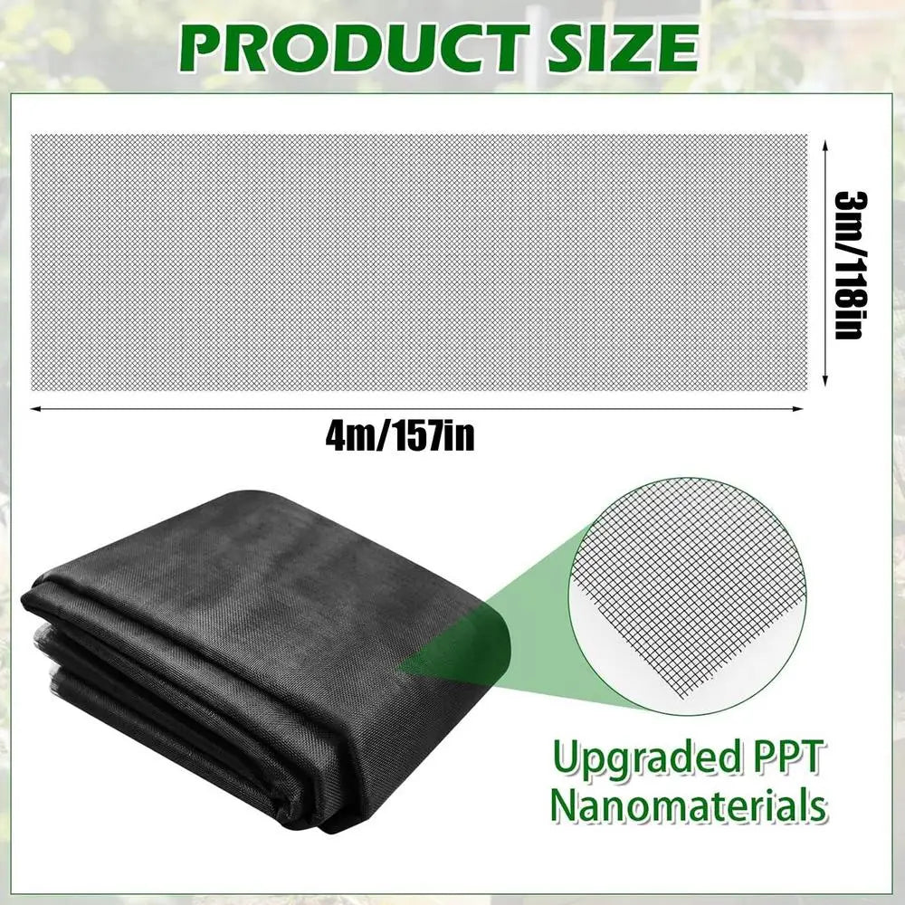 3x6m/3x4m Garden Protection Net Screen Mesh Vegetable Protector Garden Protector Mesh for Vegetables Fruits Patio Pavilion Yard Peaceful Pleasures Health and Wellness 3x4m China Mainland