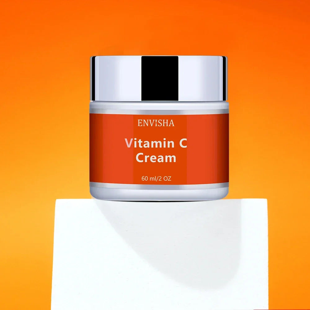ENVISHA Facial Cream – Vitamin C, Hyaluronic Acid, Ceramide & Collagen Facial Cream ENVISHA