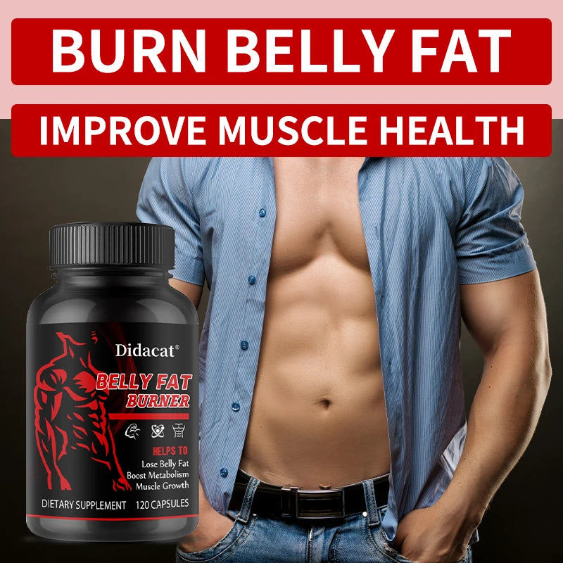 Belly Fat Burner Capsules - Fat Burning, Supports Energy Metabolism, Appetite Suppression, Weight Management Dietary Supplement Peaceful Pleasures Health and Wellness