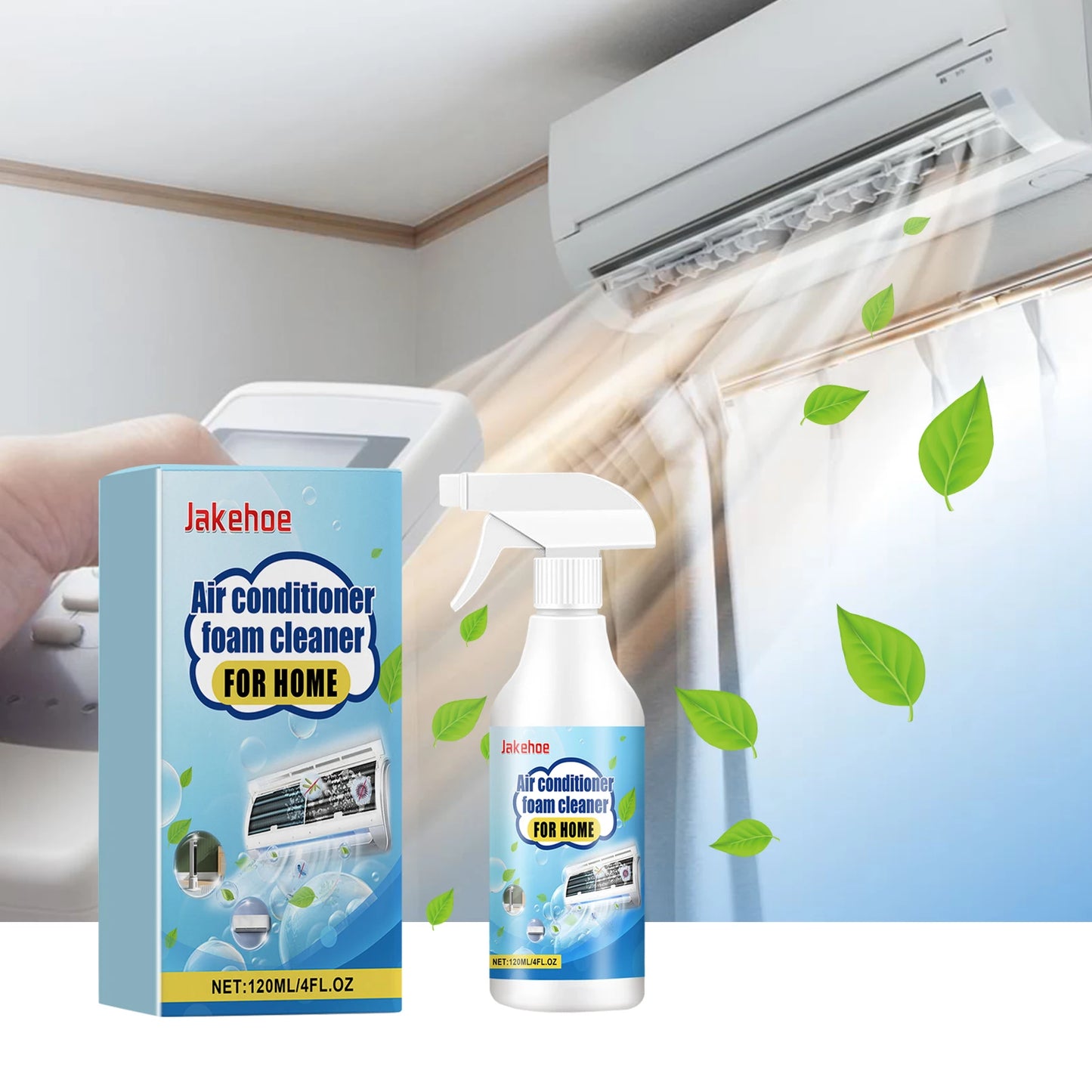 Jakehoe AC Foam Cleaner Spray – Deep Clean & Odor Removal AC Foam Cleaner Peaceful Pleasures Health and Wellness