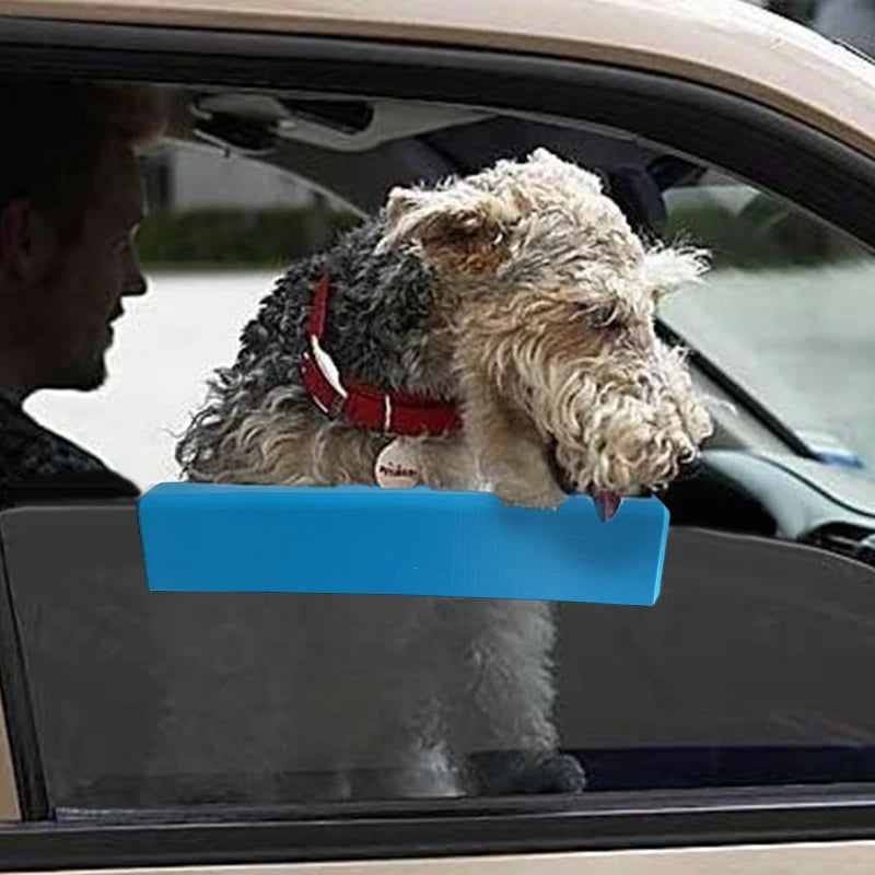 Dog Car Window Chin Rest Foam Cushion 25cm – Blue