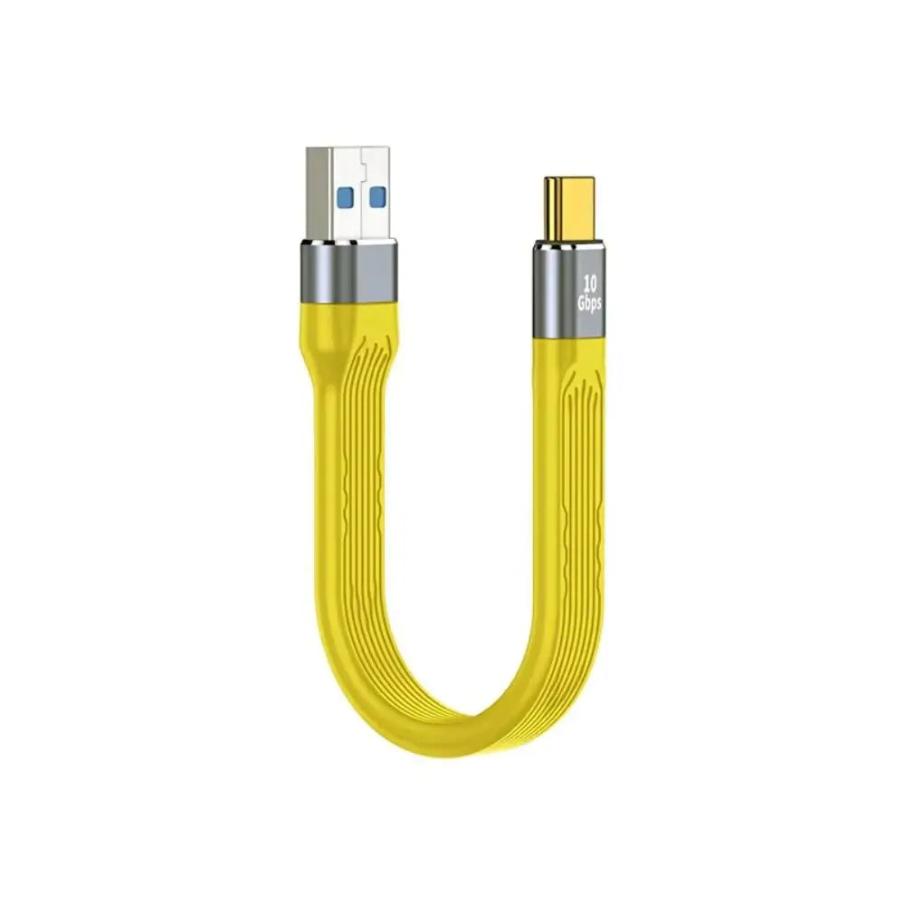 Type C to C Fast Charging Wire 10Gbps/40Gbps USB Fast Charging Cable Male to Male/Female Soft PD Charging Wire Peaceful Pleasures Health and Wellness
