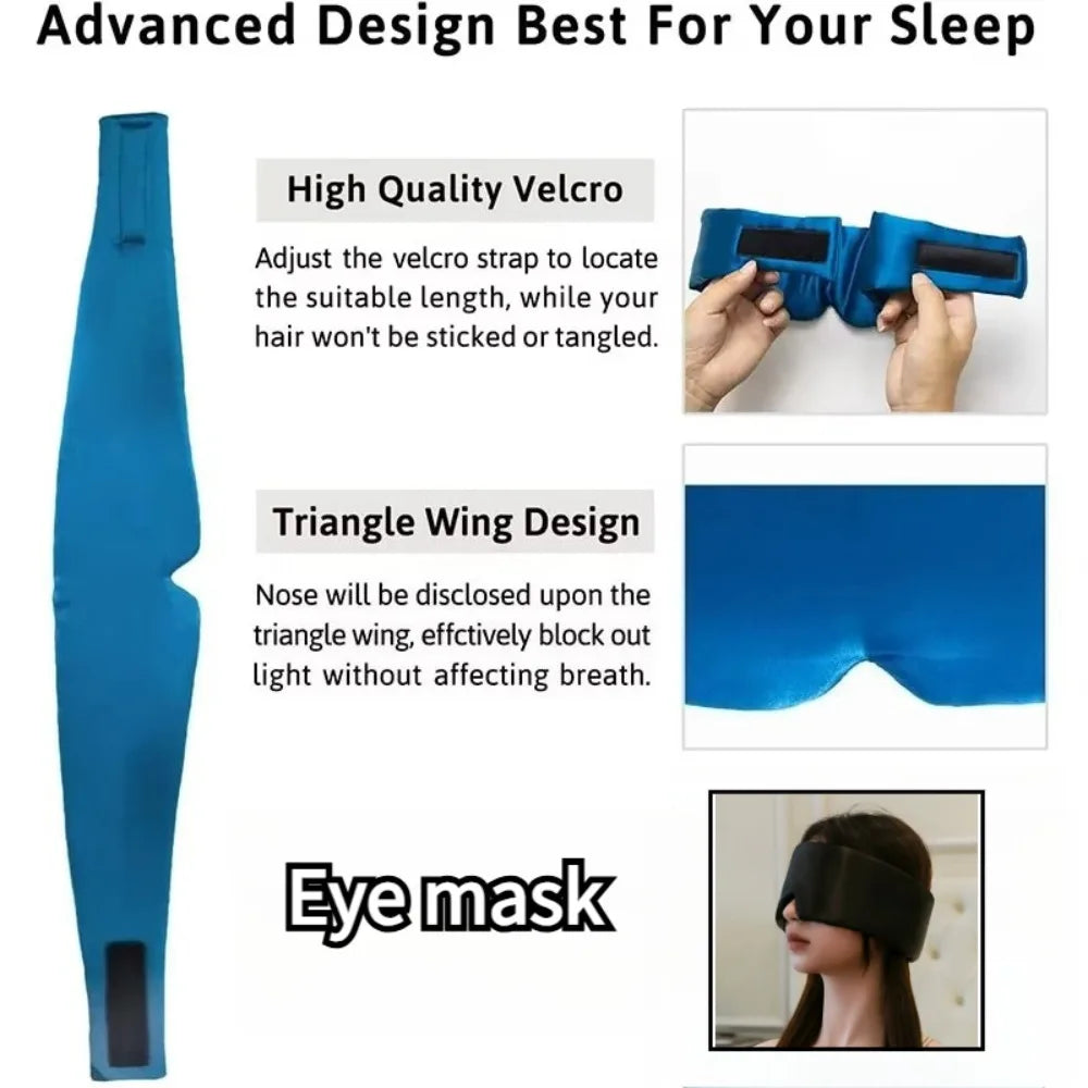 Soft Padded Sleep Eye Mask – Light Blocking Travel Aid